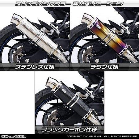 専用 WirusWin ウイルズウィン スリップオンマフラー スポーツタイプ