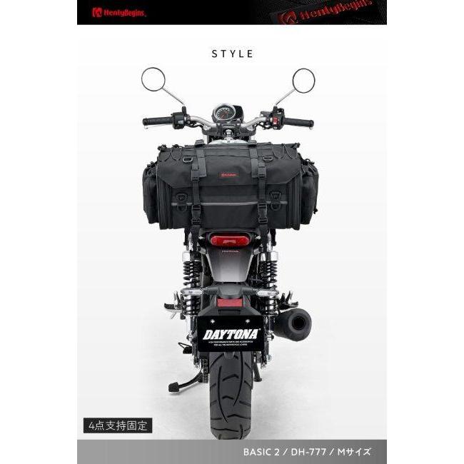 HenlyBegins ヘンリービギンズ DH-777シートバッグBASIC2 M シートバッグ 車体用バッグ・ケースの画像