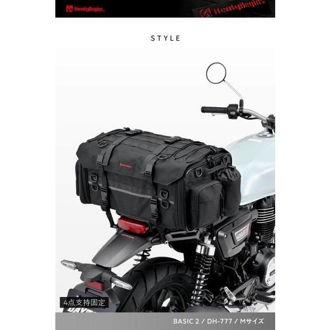 HenlyBegins ヘンリービギンズ DH-777シートバッグBASIC2 M シートバッグ 車体用バッグ・ケースの画像
