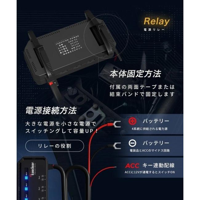 Kaedear（カエディア） ジャンクションパワーリレー その他USB電源