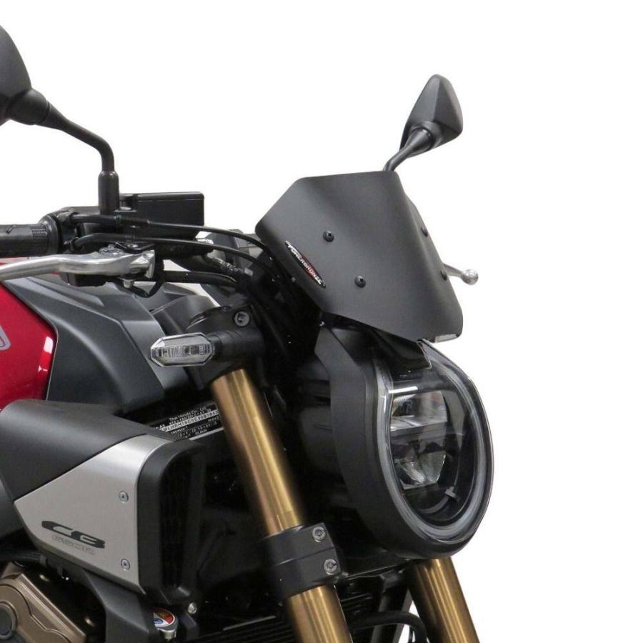 ハーレーツーリング -リアフェンダー純正 POWERBRONZE ネイキッドスクリーン カラー：ステルスグレー CB650R