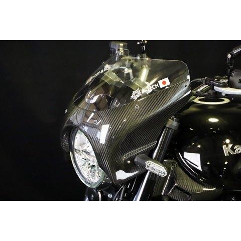A-TECH エーテック ビキニカウルSPL スクリーンカラー：スクリーン無し(本体のみ) / 材質：綾織ドライカーボン Z900RS KAWASAKI カワサキ ビキニカウル 外装の画像