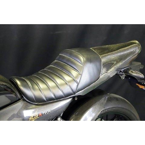 A-TECH エーテック シングルシートカウルSPL タイプ2 クリア塗装：あり / 材質：黒FPR 着座シート：黒 Z900RS KAWASAKI カワサキ シングルシートカウル 外装の画像