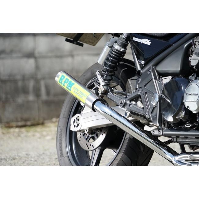 RPM アールピーエム 4in2in1フルエキゾーストマフラー サイレンサーカバー：チタン ゼファーX KAWASAKI カワサキ フルエキゾーストマフラー マフラー