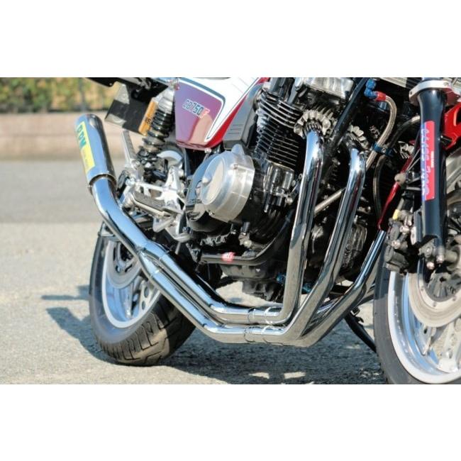 RPM アールピーエム 4in2in1フルエキゾーストマフラー サイレンサーカバー：ステンレス CB750Fc HONDA ホンダ フルエキゾーストマフラー マフラーの画像