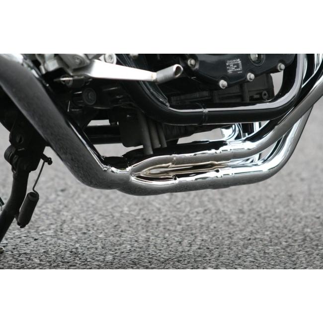 RPM アールピーエム 4in2in1フルエキゾーストマフラー サイレンサーカバー：アルミ CB400SF VTEC HONDA ホンダ フルエキゾーストマフラー マフラー_6