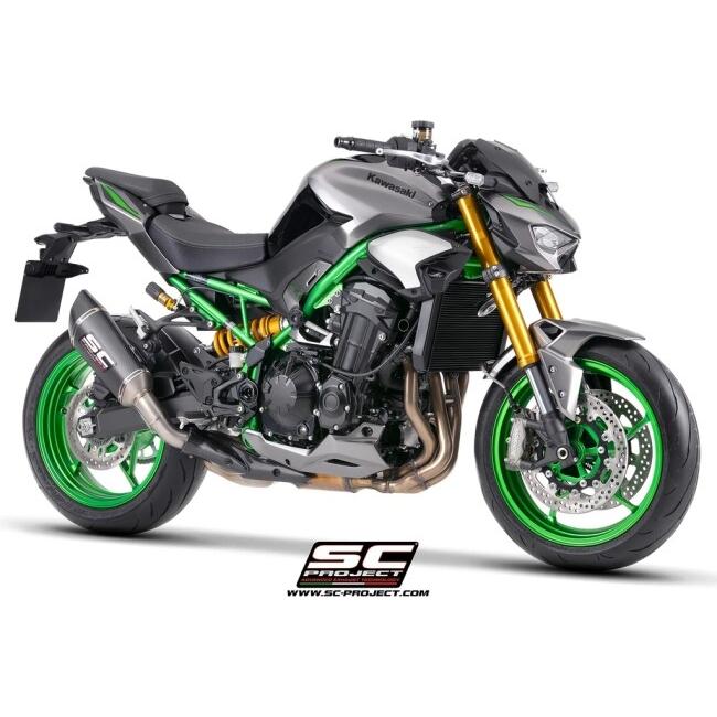 SC-PROJECT SCプロジェクト SC1-R スリップオンサイレンサー＆フルチタンリンクパイプ【公道走行可】 材質：カーボン Z900 KAWASAKI カワサキ マフラーの画像