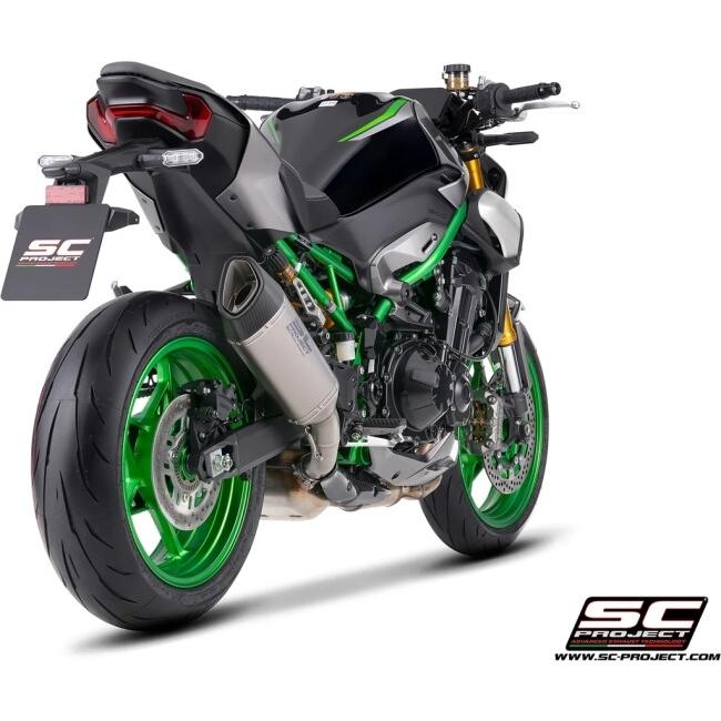 SC-PROJECT SCプロジェクト SC1-R スリップオンサイレンサー＆フルチタンリンクパイプ【公道走行可】 材質：チタン Z900 KAWASAKI カワサキ マフラーの画像