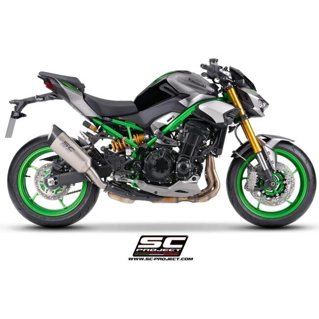 SC-PROJECT SCプロジェクト SC1-R スリップオンサイレンサー＆フルチタンリンクパイプ【公道走行可】 材質：チタン Z900 KAWASAKI カワサキ マフラーの画像