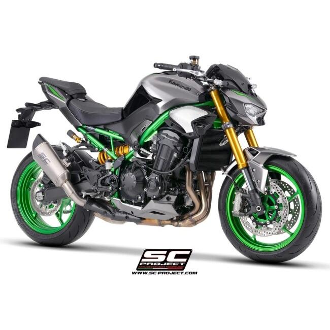 SC-PROJECT SCプロジェクト SC1-R スリップオンサイレンサー＆フルチタンリンクパイプ【公道走行可】 材質：チタン Z900 KAWASAKI カワサキ マフラーの画像