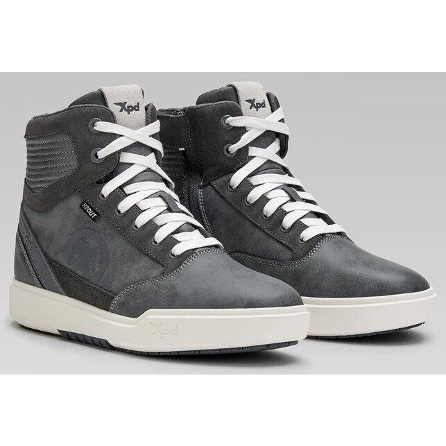 XPD エックスピーディー MOTO WAY H2OUT［モト ウェイ エイチツーアウト グレー／ホワイト］ライディングシューズ サイズ：43(27.5cm) ライディングシューズ | Xpd