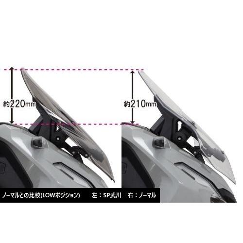 スペシャルパーツ武川 SP武川 SPタケガワ スモークスクリーン ADV150