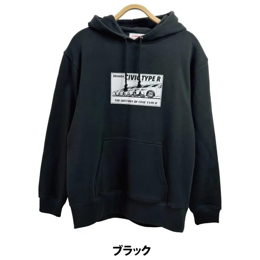 Honda Official Licensed Product ホンダオフィシャルプロダクト HONDA CIVIC TYPE-R ボックスプリントパーカー シビック サイズ：M TYPE R ホンダ アパレル | ホンダ