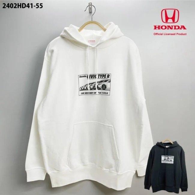 Honda Official Licensed Product ホンダオフィシャルプロダクト HONDA CIVIC TYPE-R ボックスプリントパーカー シビック サイズ：M TYPE R ホンダ アパレル | ホンダ | 01