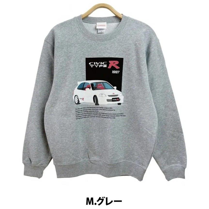 Honda Official Licensed Product ホンダオフィシャルプロダクト HONDA CIVIC TYPE-R 1997 スウェットシャツ シビック サイズ：M TYPE R ホンダ アパレル | ホンダ