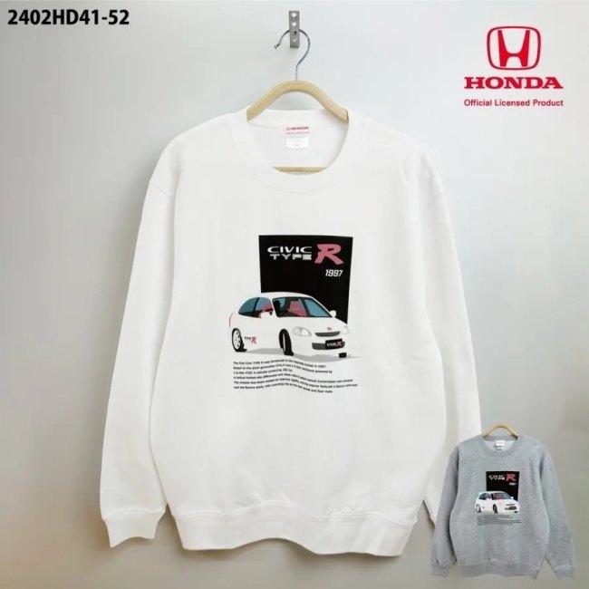 Honda Official Licensed Product ホンダオフィシャルプロダクト HONDA CIVIC TYPE-R 1997 スウェットシャツ シビック サイズ：M TYPE R ホンダ アパレル | ホンダ | 01