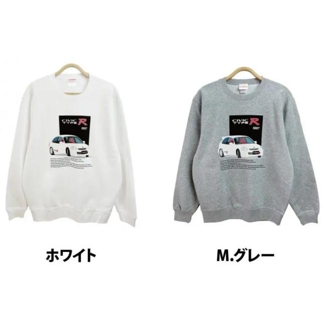 Honda Official Licensed Product ホンダオフィシャルプロダクト HONDA CIVIC TYPE-R 1997 スウェットシャツ シビック サイズ：M TYPE R ホンダ アパレル | ホンダ | 03