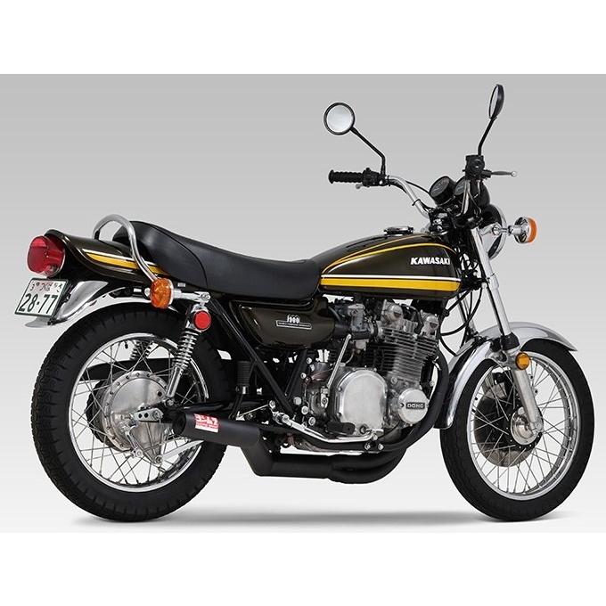 ブラックマフラー 4-2-1タイプ PRETTYRACING SPIDER KAWASAKI GPZ900R 4-2-1管 サイレンサー