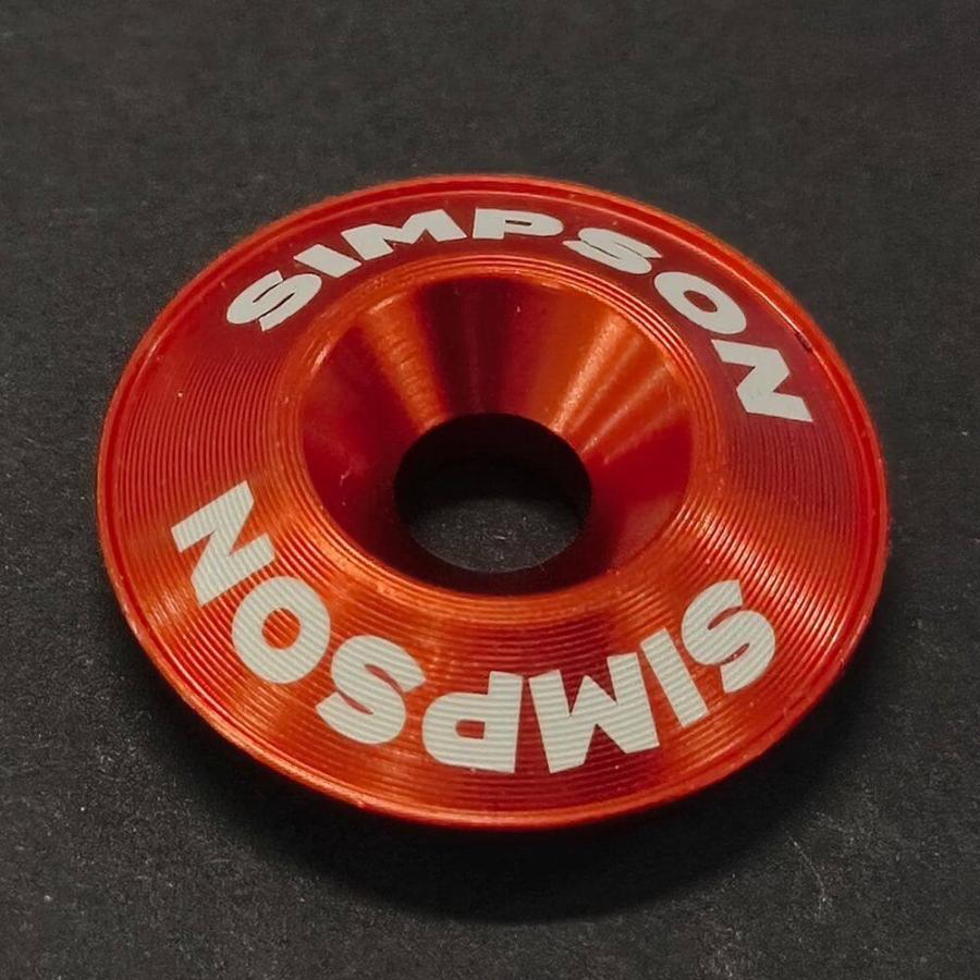 SIMPSON NORIX シンプソンノリックス アルミニウムスクリューキット カラー：レッド その他ヘルメットオプション・補修部品 ヘルメット | SIMPSON（バイク）