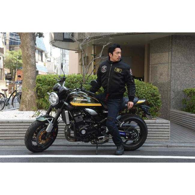 HOUSTON（ヒューストン） MA-1 BLACK KNIGHTS MESH M／C JAC サイズ