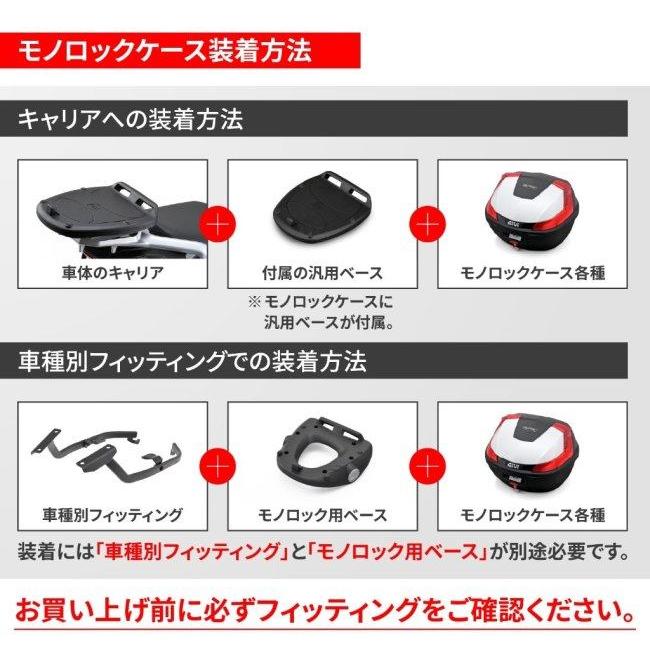 GIVI（ジビ） リアボックス モノロック [E20NW] トップケース・テール