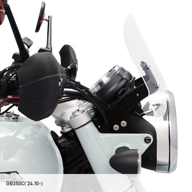 ENDURANCE エンデュランス メーターバイザーセット＋取り付けキット カラー：クリア GB350C HONDA ホンダ メーターバイザー カウル関連 外装 | ブランド登録なし | 03