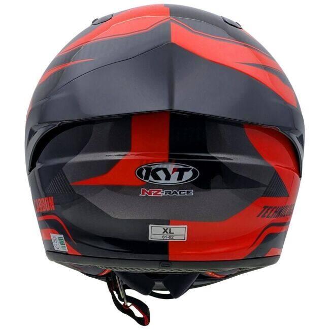 KYT ケイワイティ NZ RACE CARBON COMPETITION RED／E06 ヘルメット
