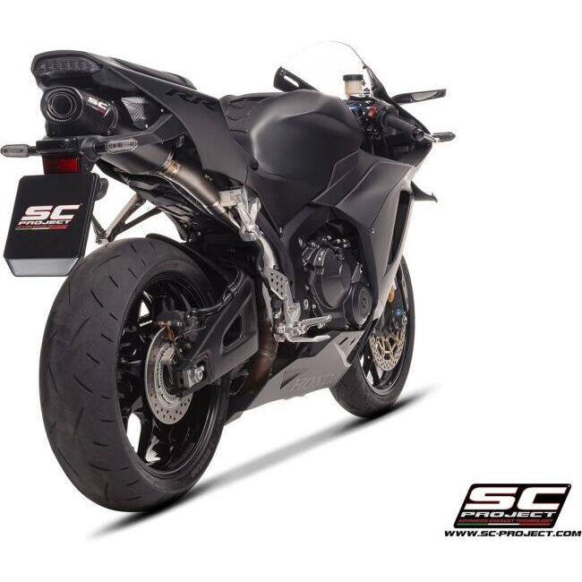SC-PROJECT SCプロジェクト SC-RR スリップオンサイレンサー 【公道走行可】 材質：カーボン CBR600RR HONDA ホンダ スリップオンマフラー マフラーの画像