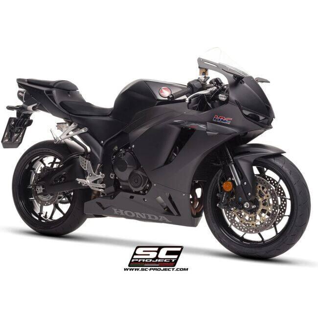 SC-PROJECT SCプロジェクト SC-RR スリップオンサイレンサー 【公道走行可】 材質：カーボン CBR600RR HONDA ホンダ スリップオンマフラー マフラーの画像