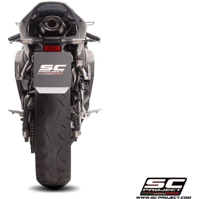 SC-PROJECT SCプロジェクト SC-RR スリップオンサイレンサー 【公道走行可】 材質：カーボン CBR600RR HONDA ホンダ スリップオンマフラー マフラーの画像