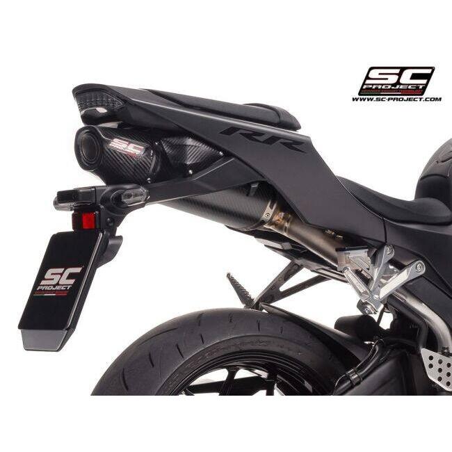 SC-PROJECT SCプロジェクト SC-RR スリップオンサイレンサー 【公道走行可】 材質：カーボン CBR600RR HONDA ホンダ スリップオンマフラー マフラーの画像