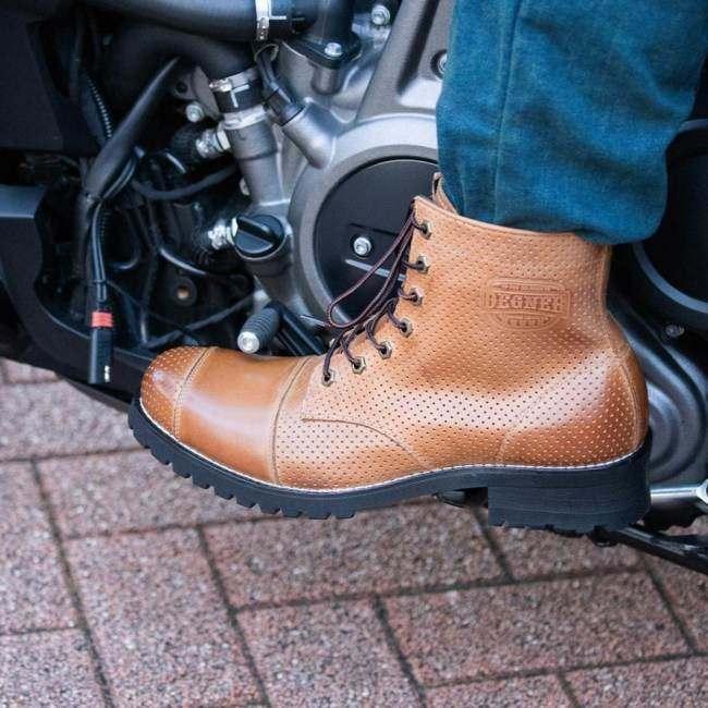 DEGNER（デグナー） シフトガード付メッシュレザーZIPブーツ サイズ