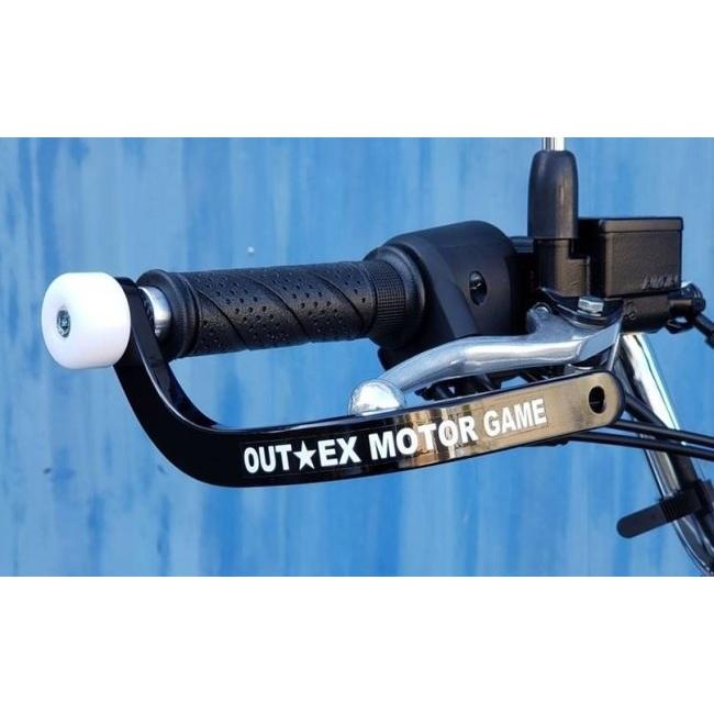 OUTEX アウテックス 振動吸収レバーガード Newベンドタイプ ハンドル内径範囲：12mm-13mm / レバーカラー：バフ仕上げ レバーガード ハンドル | OUTEX | 01