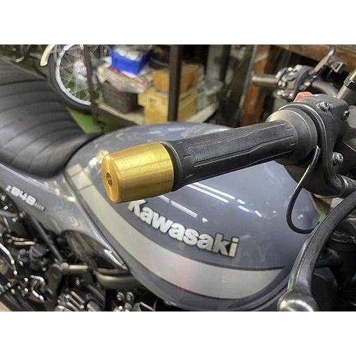 M-SOUL(ムサシ) エムソウル 武蔵改ファットバー専用 バーエンドウエイト カラー：真鍮ゴールド その他バーエンドオプション・補修部品 ハンドル | ブランド登録なし | 01