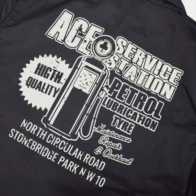 ACE CAFE LONDON エースカフェロンドン ワークシャツ［ぺトロールSS］ サイズ：L ピットシャツ・ワークシャツ アパレルの画像