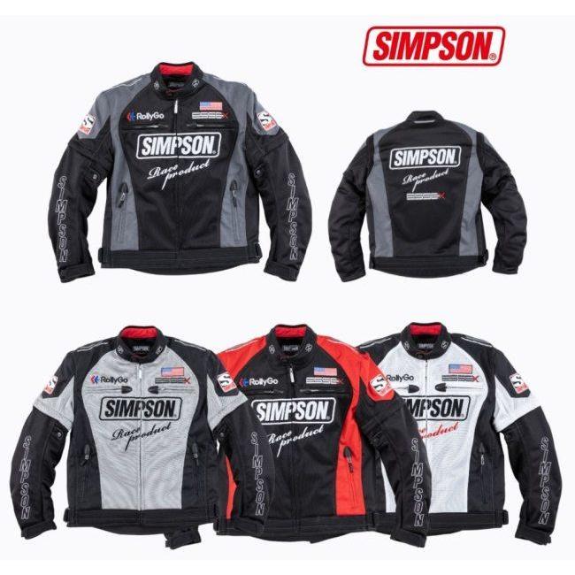 SIMPSON シンプソン NSM-E01 ライダーズ メッシュ ジャケット サイズ