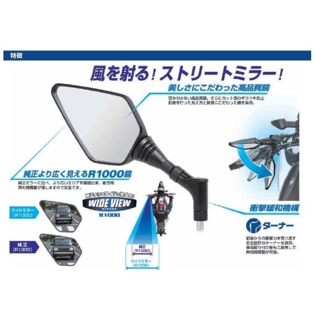 NAPOLEON TANAX タナックス ナポレオン アローミラー ミラー ハンドル