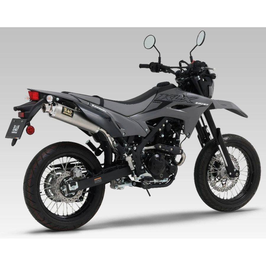 YOSHIMURA ヨシムラ 機械曲 GP-MAGNUM105サイクロン EXPORT SPEC 政府認証 タイプ：SSF (サテンフィニッシュカバー) KLX230 SHERPA S KLX230SM マフラー
