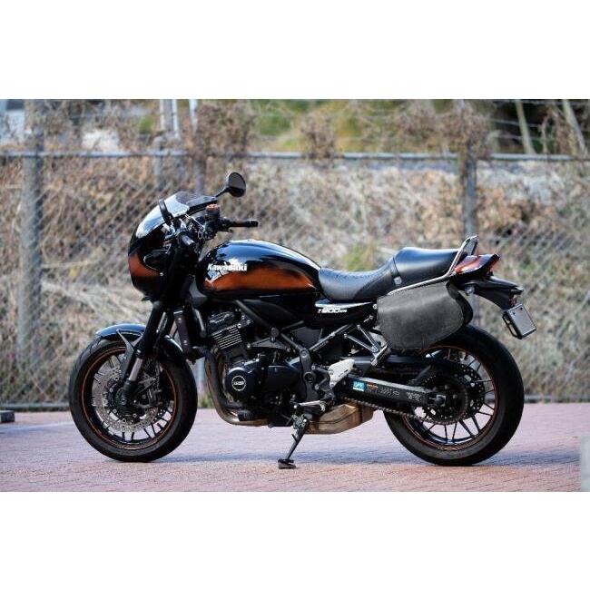 DEGNER デグナー Z900RS専用 レザーサドルバッグ(バー避けタイプ) カラー：ヴィンテージブラック Z900RS Cafe Z900SE KAWASAKI カワサキ サイドバッグ_1