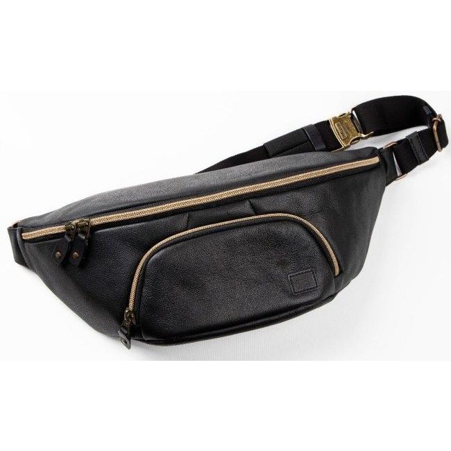 DEGNER ウエストバッグ DEGNER デグナー レザーウエストバッグ カラー：ブラック ウエスト