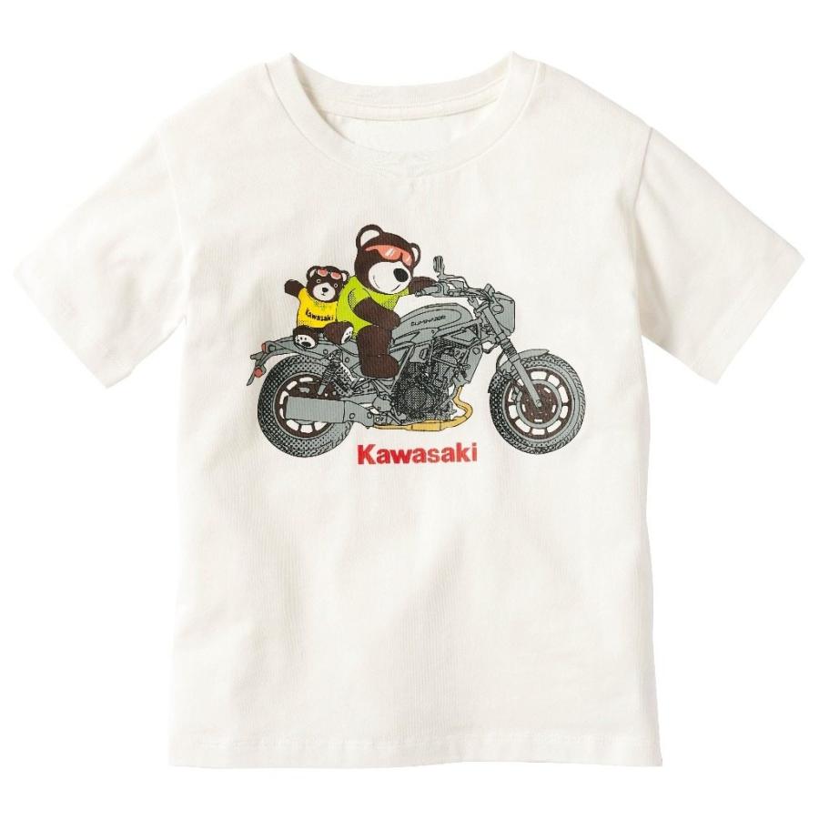 みー カワサキ Kawasaki タンデムスターベアーTシャツ(kids) サイズ
