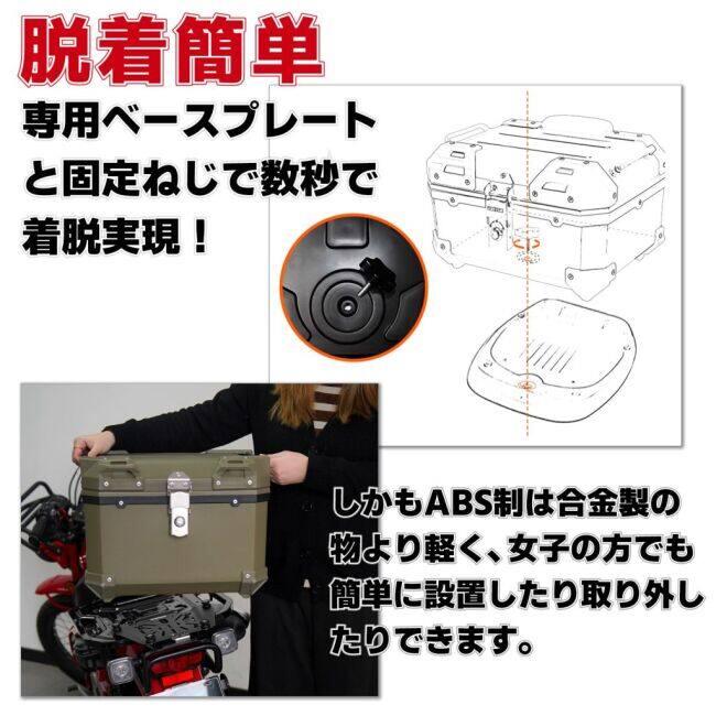 nextstage products ネクストステージプロダクツ ABS製 リアボックス