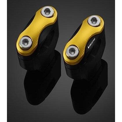 BIKERS バイカーズ ハンドルクランプセット (Φ28.6mm) カラー：ライトゴールド M-SLAZ MT-15 XSR155 YAMAHA ヤマハ ハンドルバークランプ ハンドル周辺パーツ | BIKERS | 02