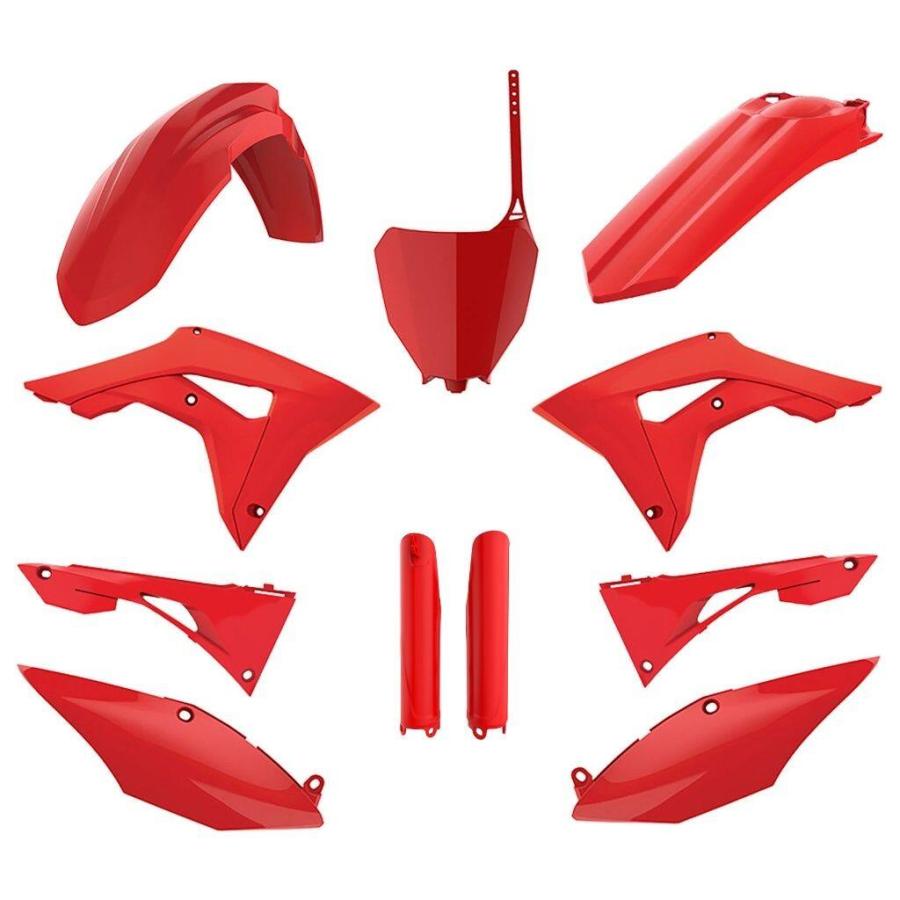 ポリスポーツ 赤 カウルパーツ 新品　ＣＲＦ２５０Ｒ Polisport（ポリスポート） ポリスポーツ フル外装キット for CRF250R