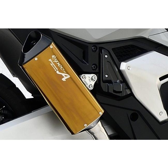 YAMAMOTO RACING ヤマモトレーシング SPEC-A SLIP-ON TYPE-SA サイレンサータイプ：ゴールドブラックエンド X-ADV HONDA ホンダ スリップオンマフラー マフラーの画像
