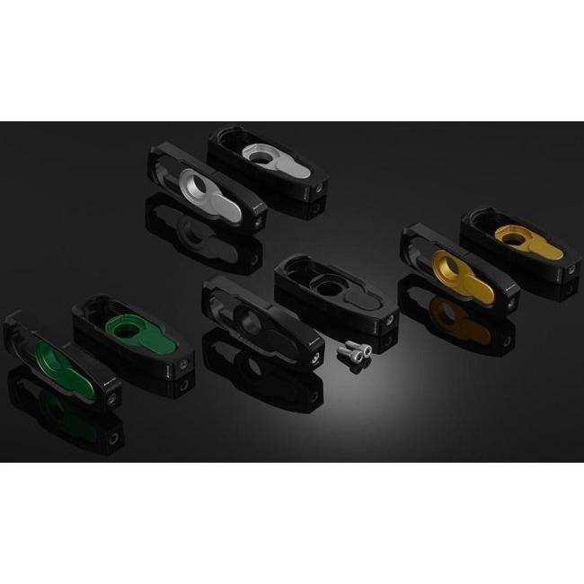 パーツ yellow BIKERS バイカーズ Chain Adjuster Plates カラー：Light Gold