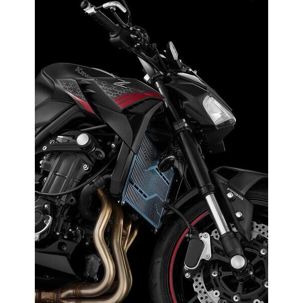 BIKERS バイカーズ チタンコーティングステンレスラジエーターガード (1.2 mm) カラー：ライトゴールド Z900 新型Z900 KAWASAKI カワサキ 冷却関連 エンジンの画像