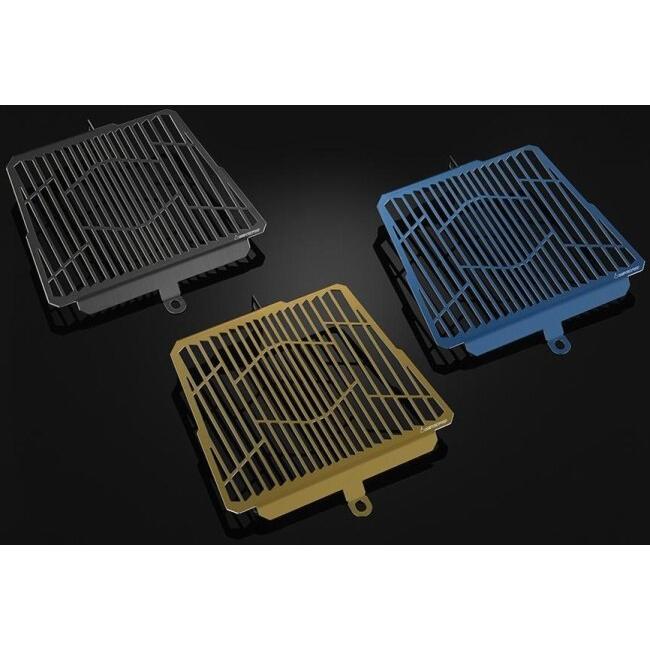 BIKERS バイカーズ チタンコーティングステンレスラジエーターガード (1.2 mm) カラー：ブルー MT-03 NEW YAMAHA ヤマハ 冷却関連 エンジン_3