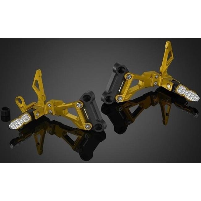 バイク BIKERS バイカーズ Rear Footrest Set カラー：Titanium CB300F CB500F CB500X CBR250R CBR300R CBR500R HONDA ホンダ タンデムステップ・タンデムブラケット