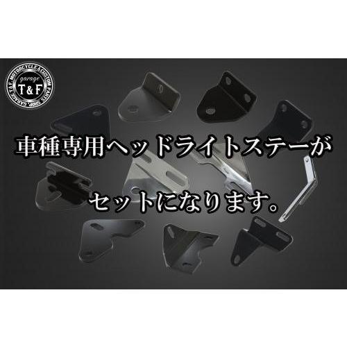 Garage T&F ガレージ 5.75インチビンテージヘッドライト＋ステーセット
